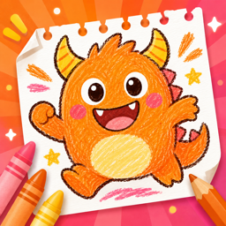 おえかきモンスターバトルのアプリアイコン